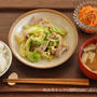 特売豚肉もやわらかに♡キャベツと豚こまのみそ炒めがメインの節約献立