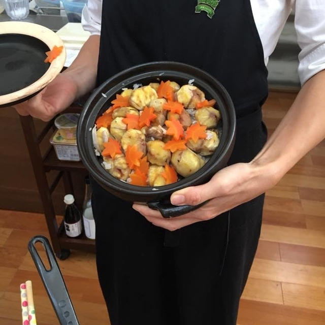 土鍋で炊く新米の「栗ごはん」はやっぱり最高だよね！