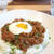 ランチに！温玉のっけ挽き肉ライスプレート♪