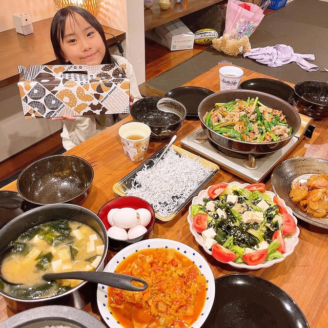 晩御飯は釜揚げしらす丼です！！