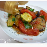 夏野菜炒め☆のっけてｼﾞｭﾚ～