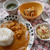 2日目バターチキンカレーとゴボウのサラダ