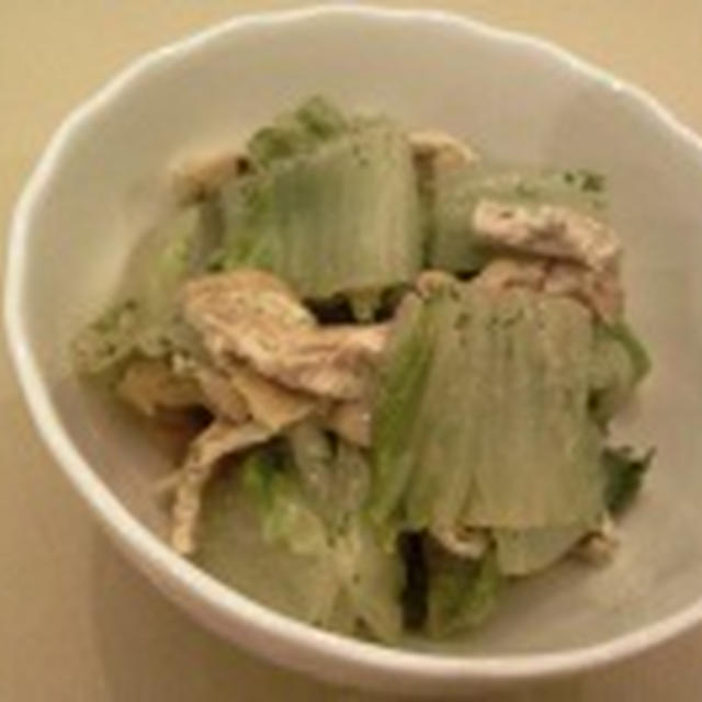 白菜のごま酢あえ