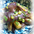 茄子の油炒めポン酢味