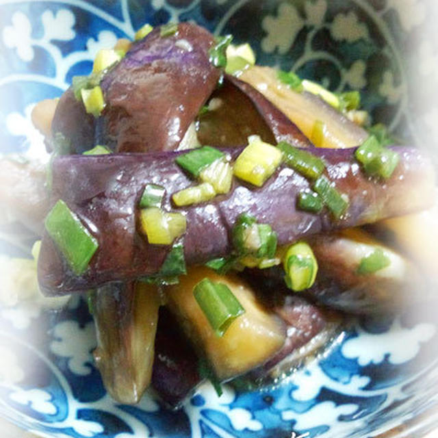 茄子の油炒めポン酢味