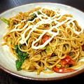 残りサラダin焼きそば