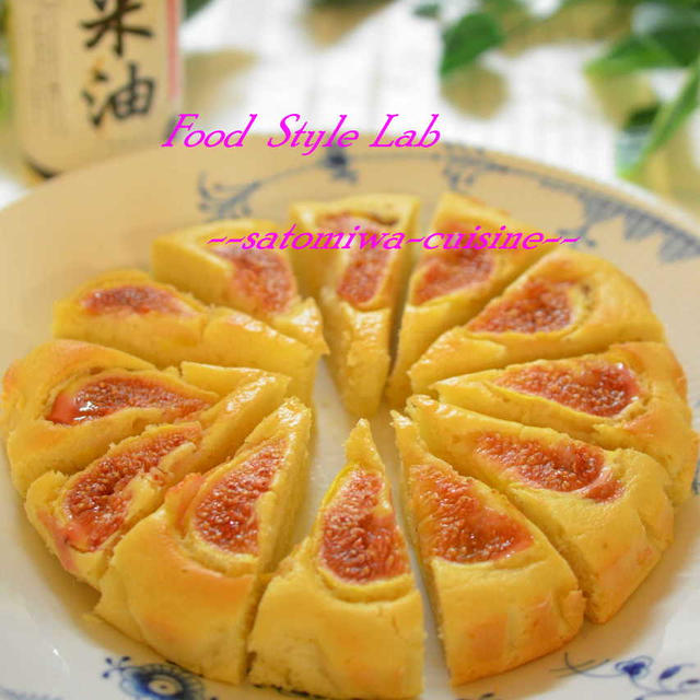 米油で作るイチジクのケーキ！最高～♡