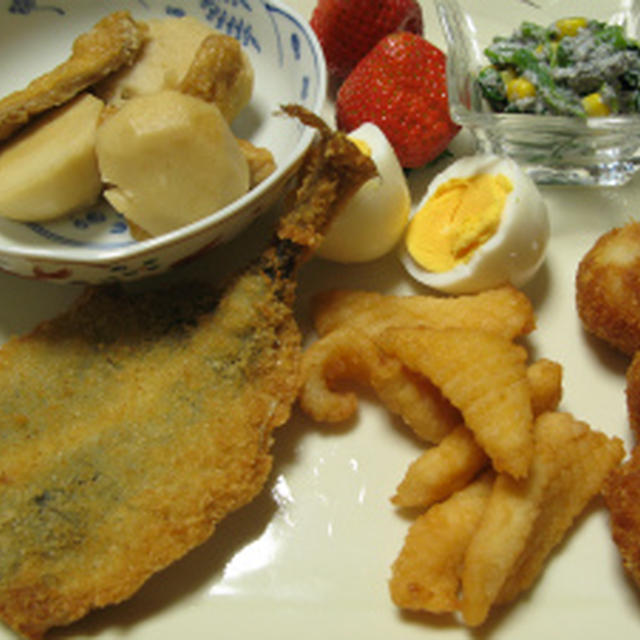 鯵フライ他
