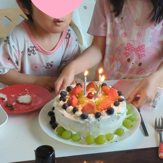 息子　３歳の誕生日を迎える