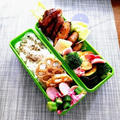 6/2旦那様作のヒレカツ&チキンカツお弁当
