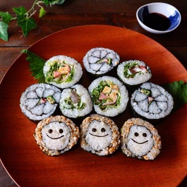 デコ巻き寿司＊納豆巻きちゃん