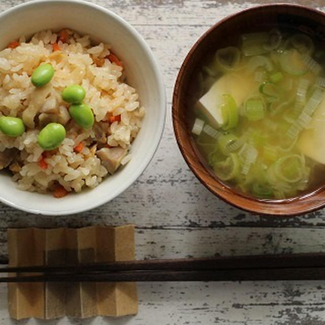 大満足な粗食飯。