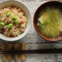 大満足な粗食飯。
