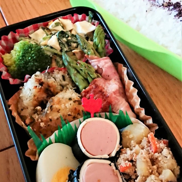 息子弁当コレクション 男子高校生弁当 ４月の弁当 自分自身が楽しんで作る レシピブログ