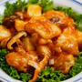鶏と長芋と椎茸のチリソースのレシピ