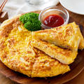 ひき肉と新じゃがのオムレツ【子どもも大好き♡包まず失敗なし☆】