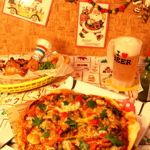 Merry Christmas!!   "PIZZA & CHICKEN"