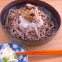 自家製なめ茸でぶっかけそば！