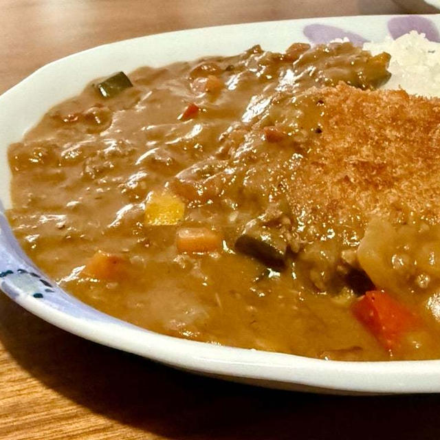 リメイクラタトゥイユでキーマカレー風