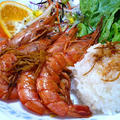 Garlic Ginger Shurimp PLATE by MOANA LANIさん