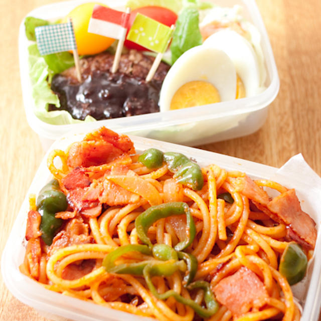 オットのリクエストに忠実に応えたお弁当。