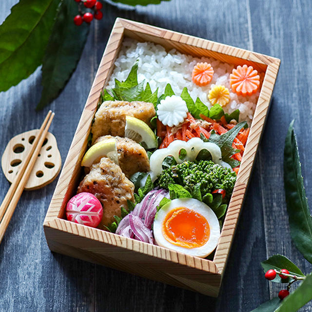 1/8 めかじきのレモン醤油ソテー弁当♪