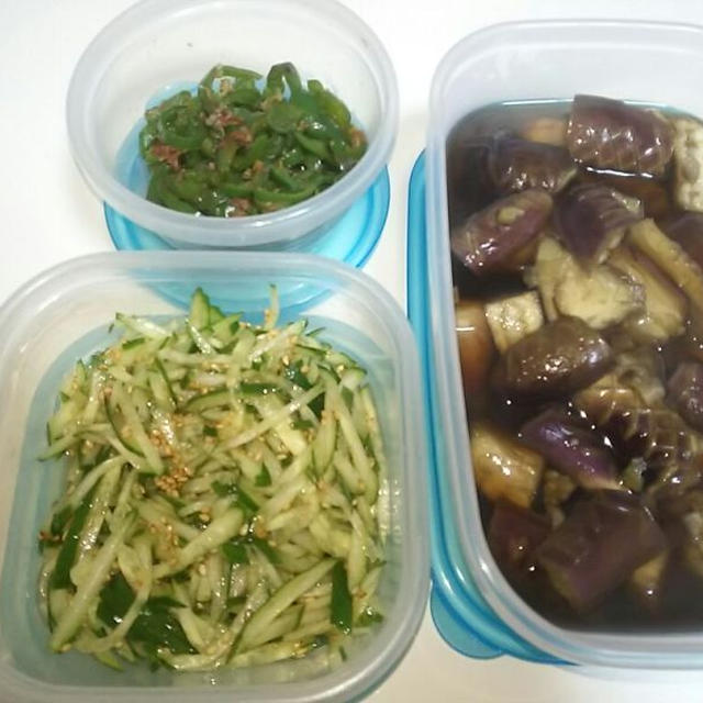 本日の作り置きです☆(　＾∀＾)