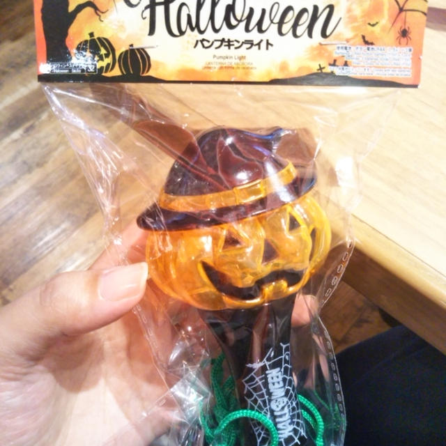 ダイソー新作☆ハロウィン！パンプキンライト