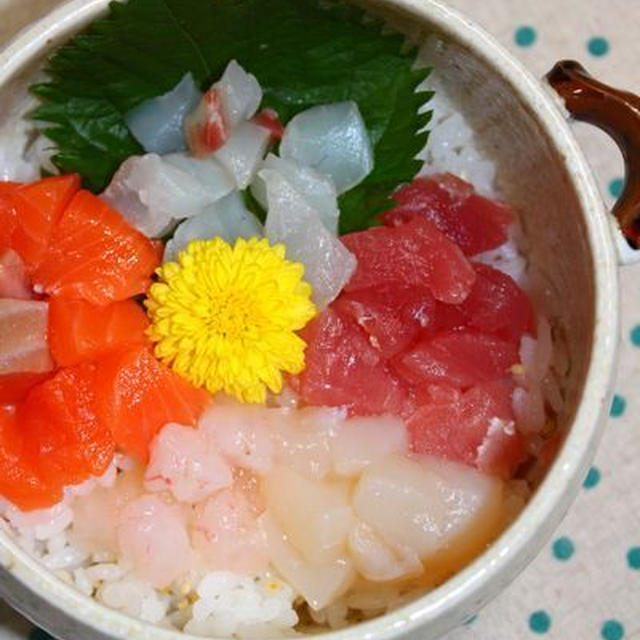 海鮮丼とポンデリング
