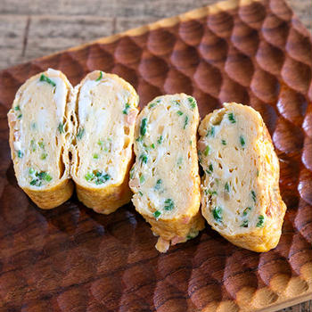 【卵焼きバリエ】ピリッと爽やか！紅生姜香るネギ入り卵焼きレシピ