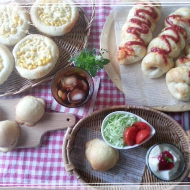 今日の焼きたてパンパカパ～ン♡子供達リクエストオンパレード♪(〃^ー^〃)