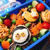 【キャラ弁】鶏そぼろ弁当/チーズキャラ