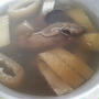 蜆・牡蠣・油揚のコンソメ仕立てスープ