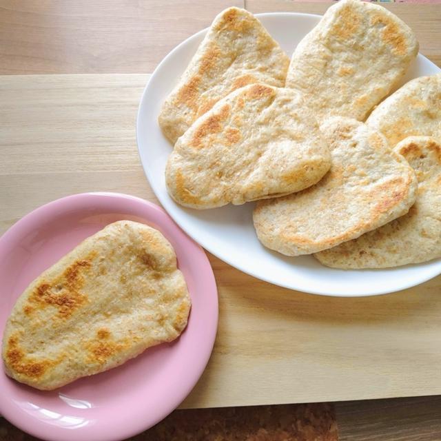 食べきりがうれしい！ フライパンで焼く、もちもちナン