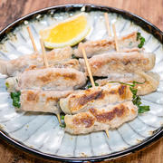 レモンと塩で食べる「ニラとネギの豚肉巻き焼き」&「妻の誕生日」