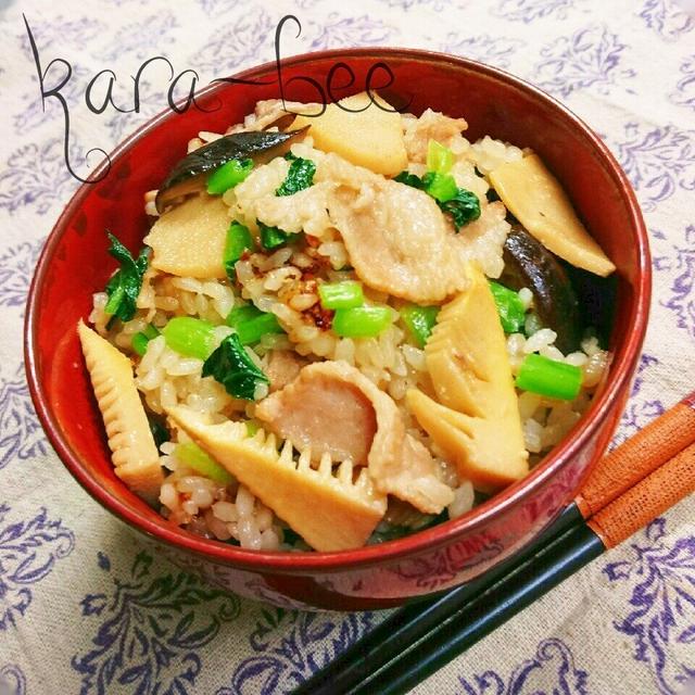 下味しっかりでウマっ♡自慢の中華風たけのこご飯