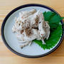 蒸し鶏の塩レモン和え