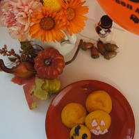 かぼちゃのポンデゲージョと花を楽しむ♪ハッピーハロウィン