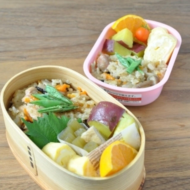 鶏牛蒡炊き込みご飯弁当
