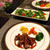 牛もも肉のステーキポルト酒ソース