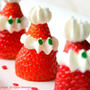 Strawberry Santas with Sherry Cream苺サンタクロース