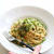 【白だしで簡単】鶏ひき肉と高菜の和風パスタのレシピ/作り方
