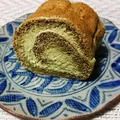 米粉と抹茶パウダーのロールケーキ
