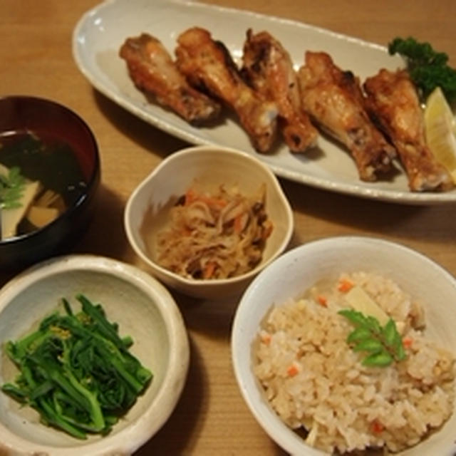 竹の子御飯のお献立