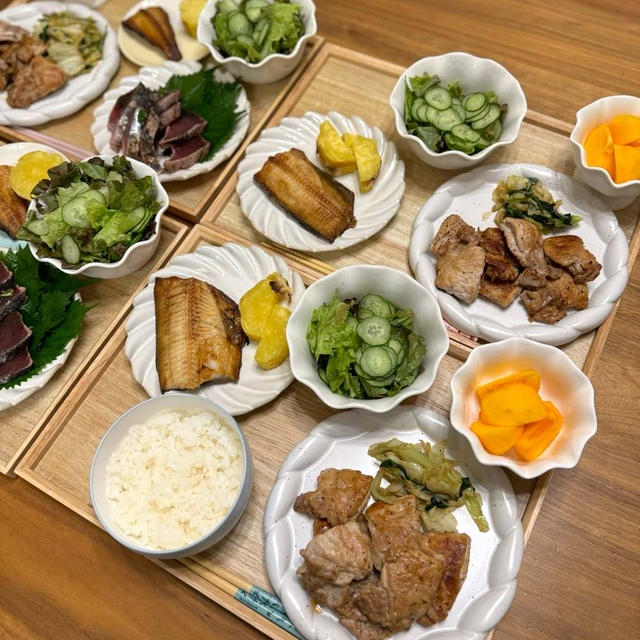 最近のおぼんdeごはん 家族のタイミングが合わない夜ごはん