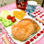 ココアのホットケーキプレート