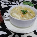 筍とキノコのピリ辛スープ