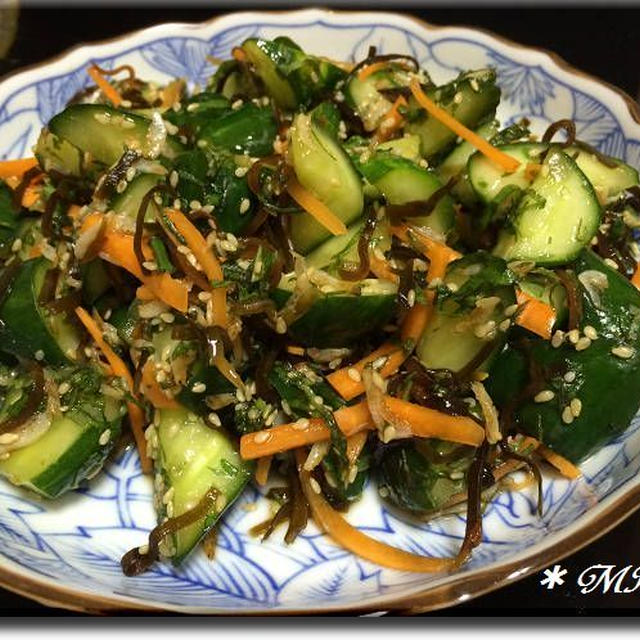 『塩昆布で簡単漬け物』