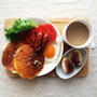 8月22日の朝ごはん。調理時間18分