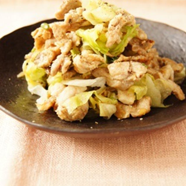 レタスの肉みそ和え